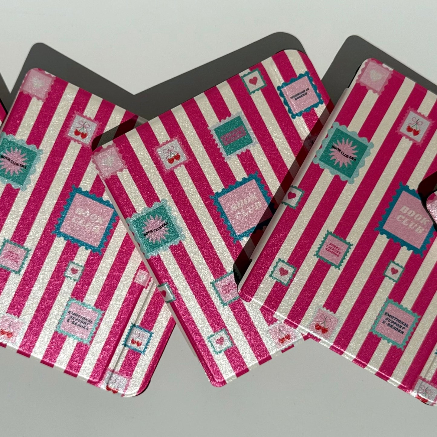 Kobo Cover with stylish pink pattern for functional readers worldwide