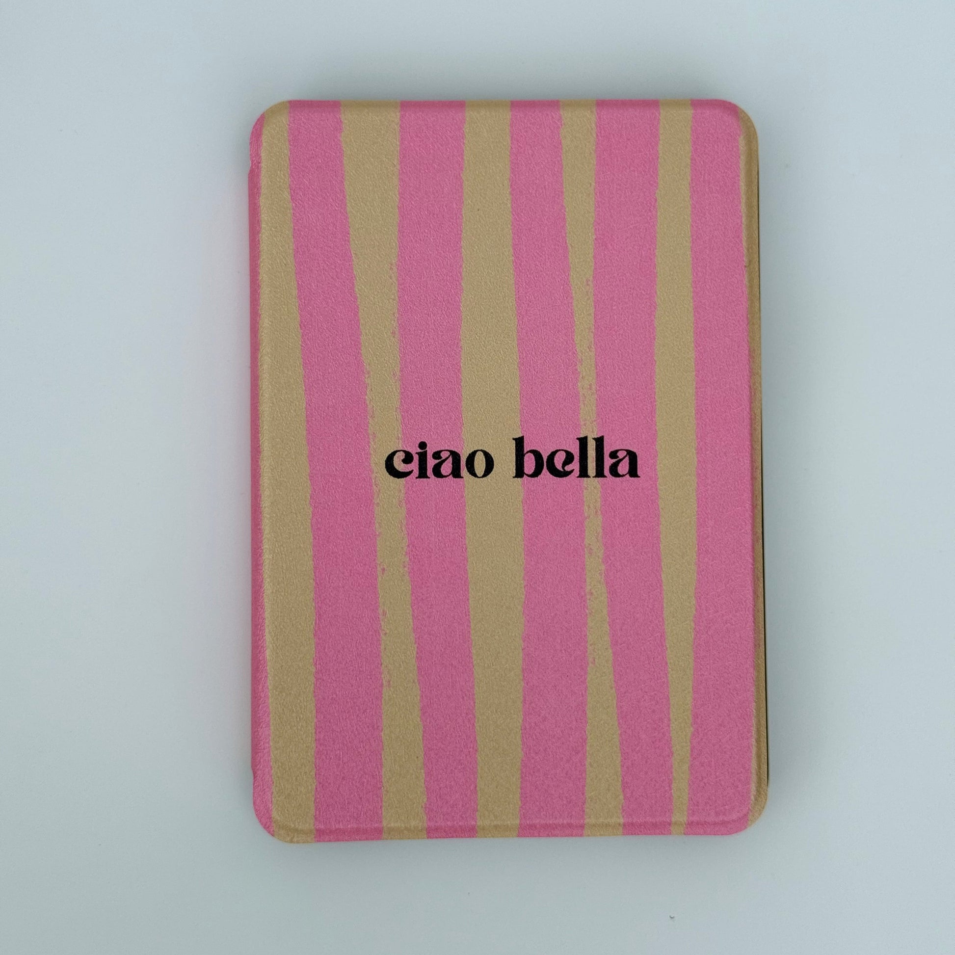 Shockproof striped Kindle case with built-in magnet for durability