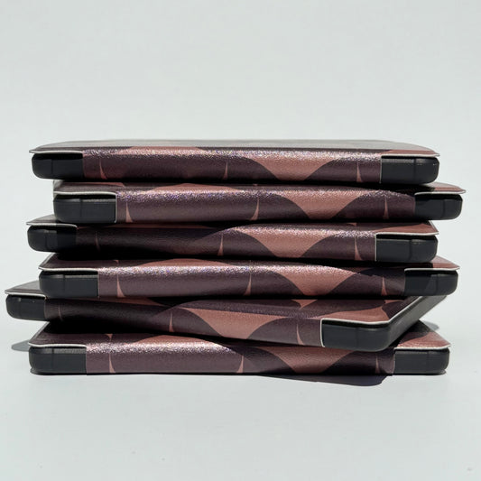 Stylish kobo libra cover with shockproof design and brown pattern