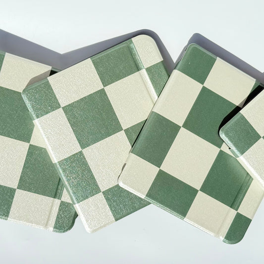 Forest lore check kobo libra case with waterproof design