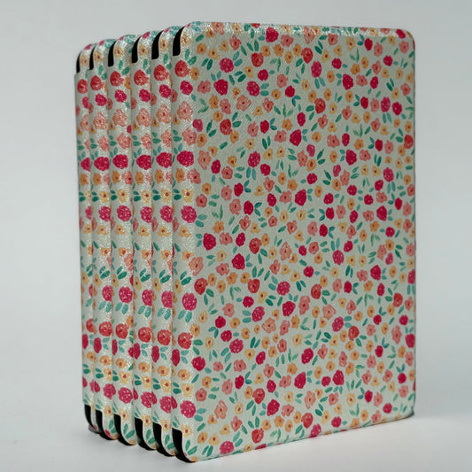 Fiction Field Kindle Case matcha coloured flowers