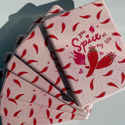 Hot reads kindle case with chilli pattern for Spicey books