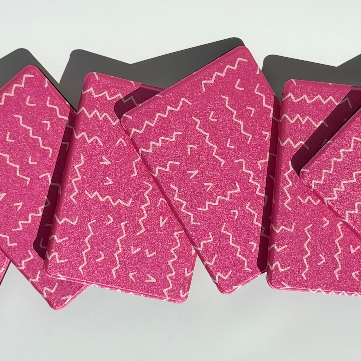 Pink kindle case for paperwhite with magnet and hand strap