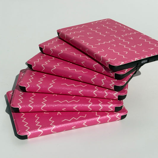 Pink kindle cover for 12th gen with magnetic flip cover