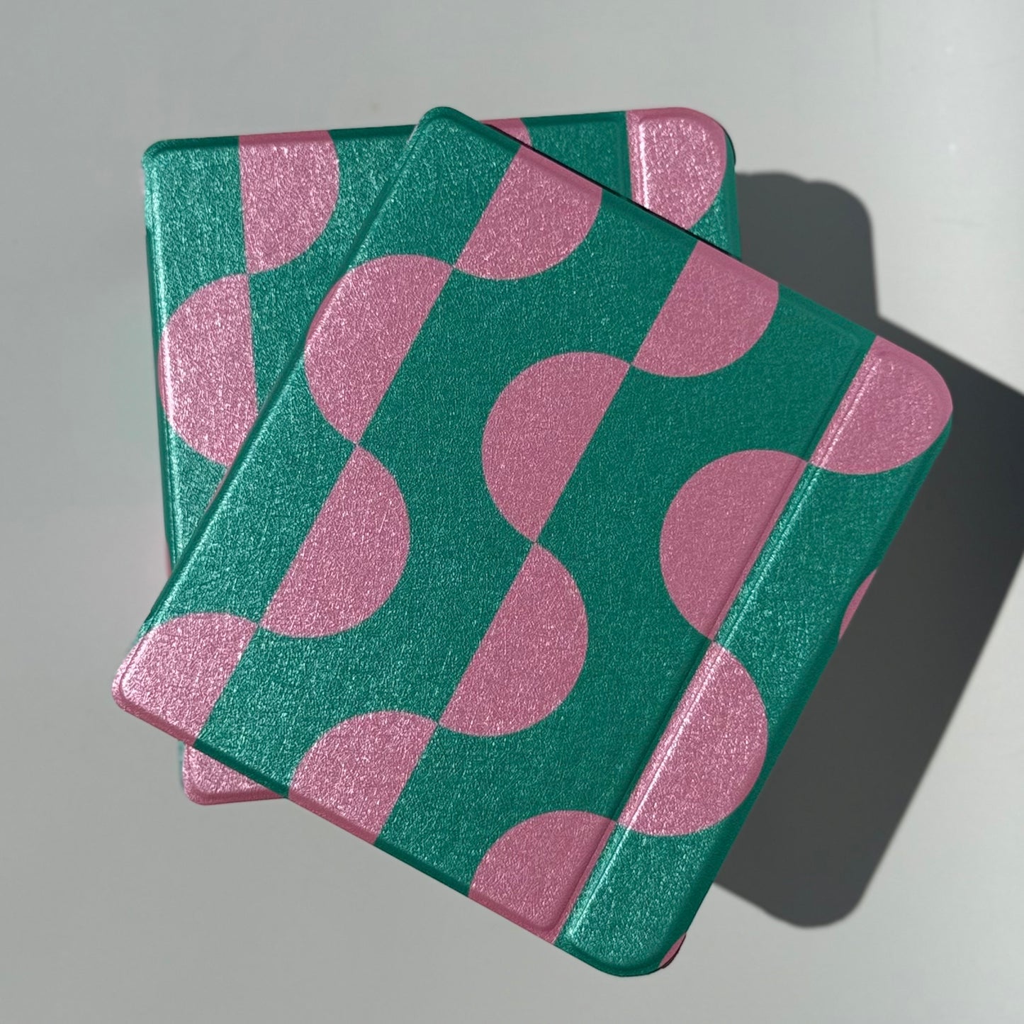 kobo case for libra with cute pink pattern with auto sleep and wake