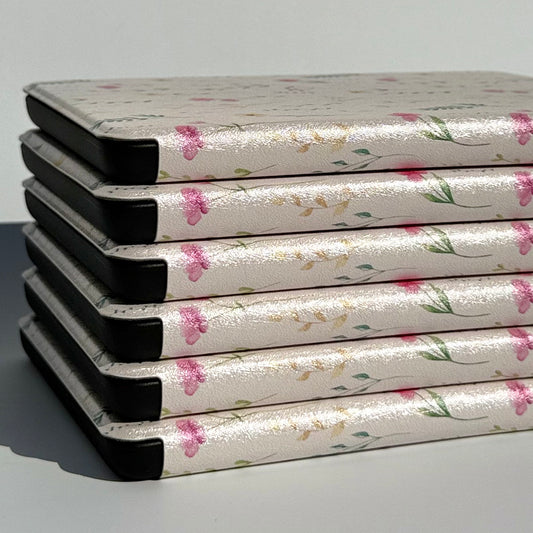 Spring court floral kindle case stacked