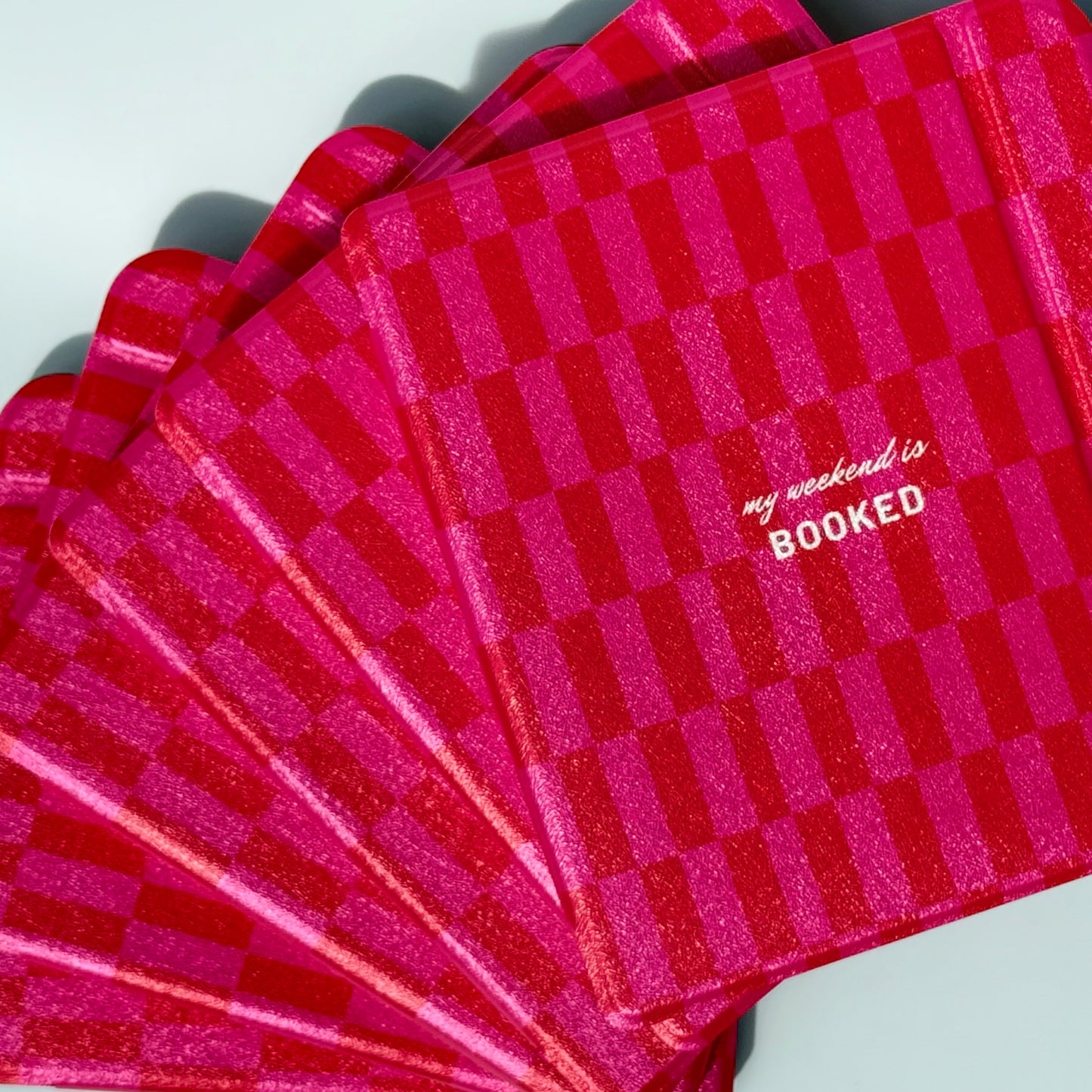 Pink checkered case for kobo ereader with waterproof design