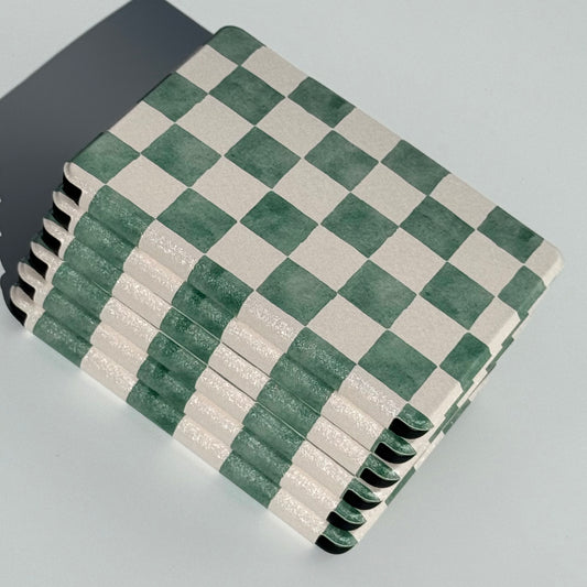 green check kindle case with handstrap and magnet function