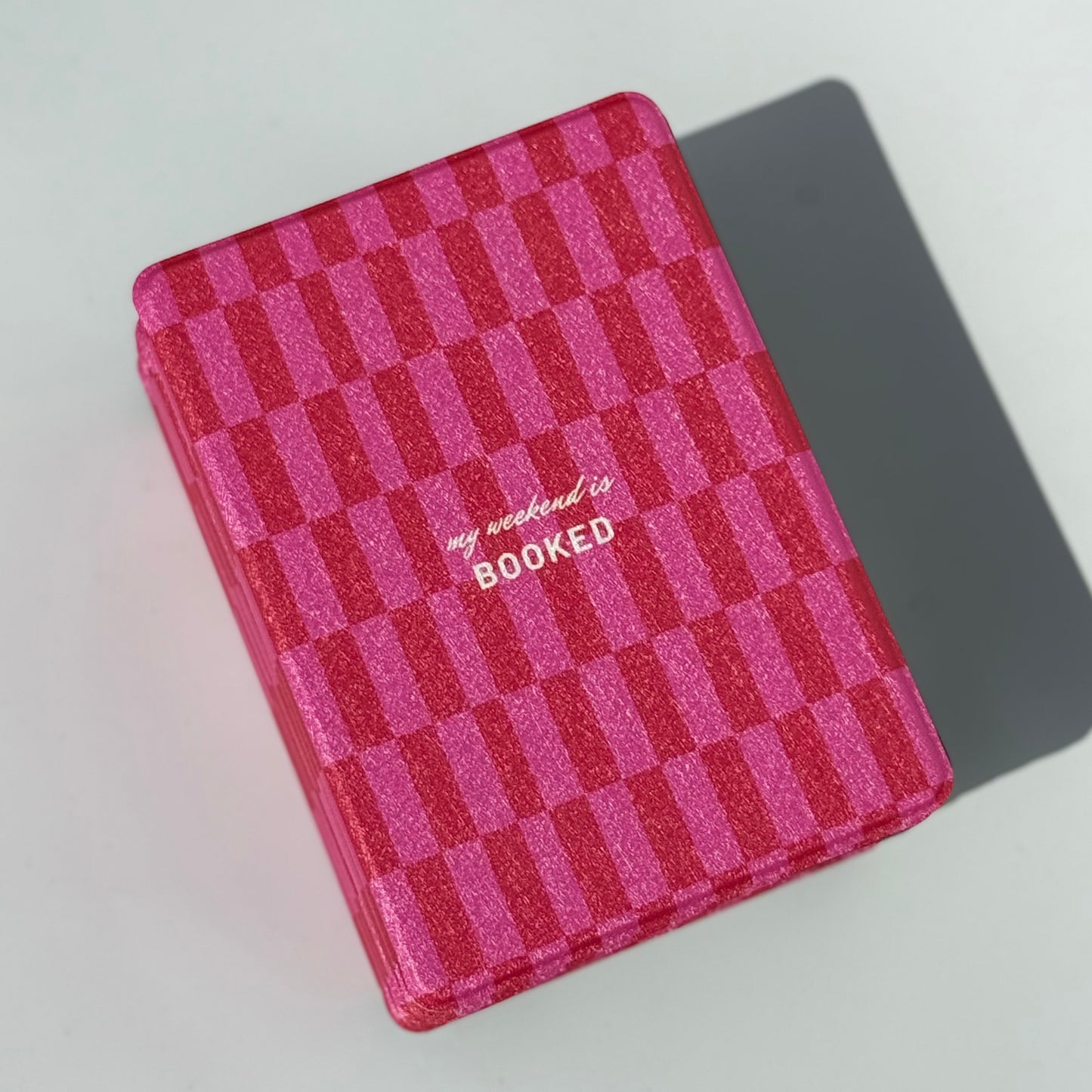 Booked pink kindle case for paperwhite with chic pattern