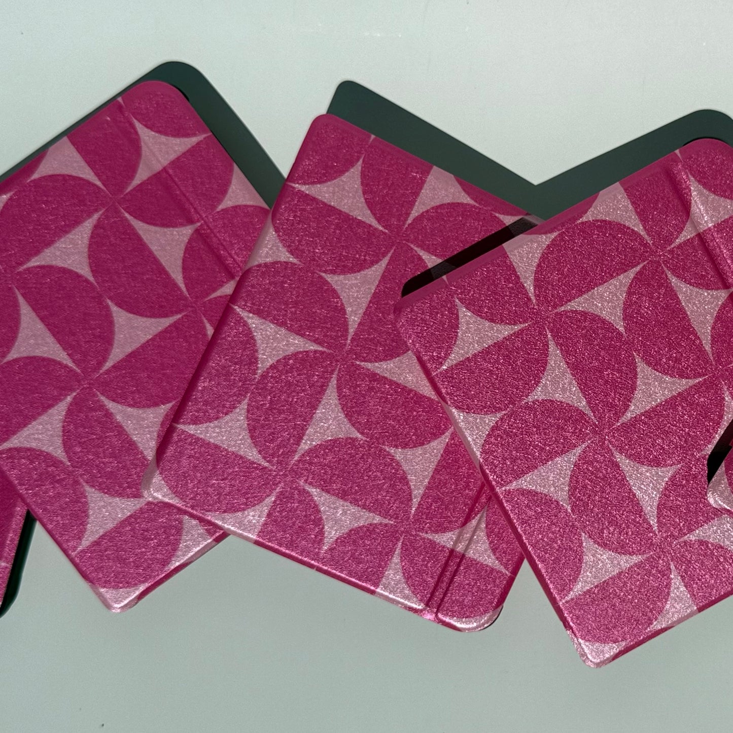 pink pattern kobo libra case with stylish design for comfortable reading