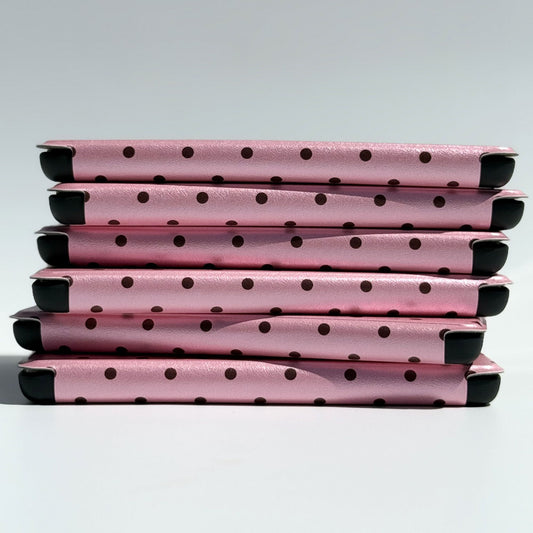 Pink Reverie Kindle case side view showing lightweight folio profile