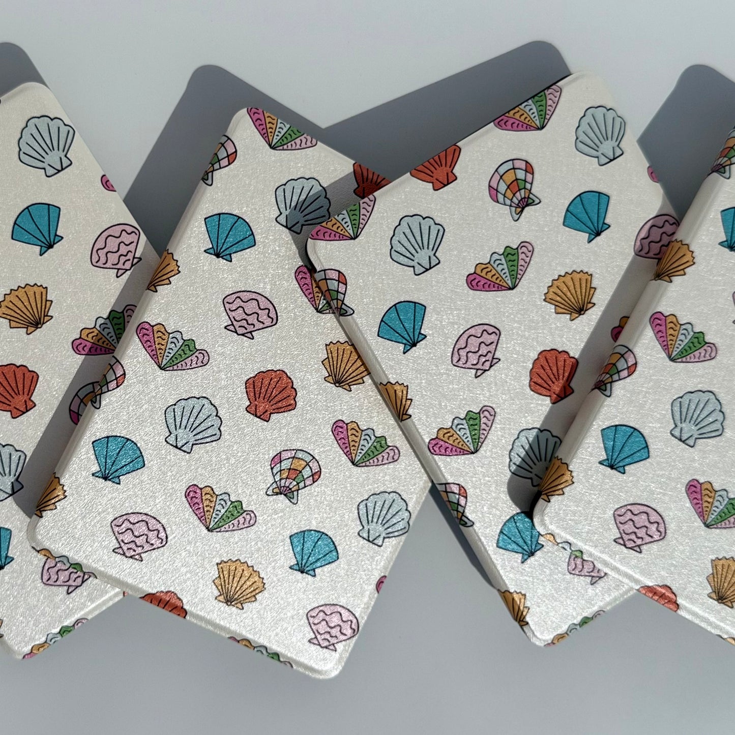 Pastel shell kindle cases