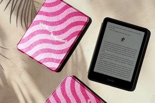 Cute pink kindle case for Kindle Colorsoft from Case Society co 