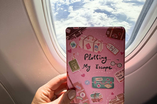 Kindle case by Case Society Co Australia for travel reading