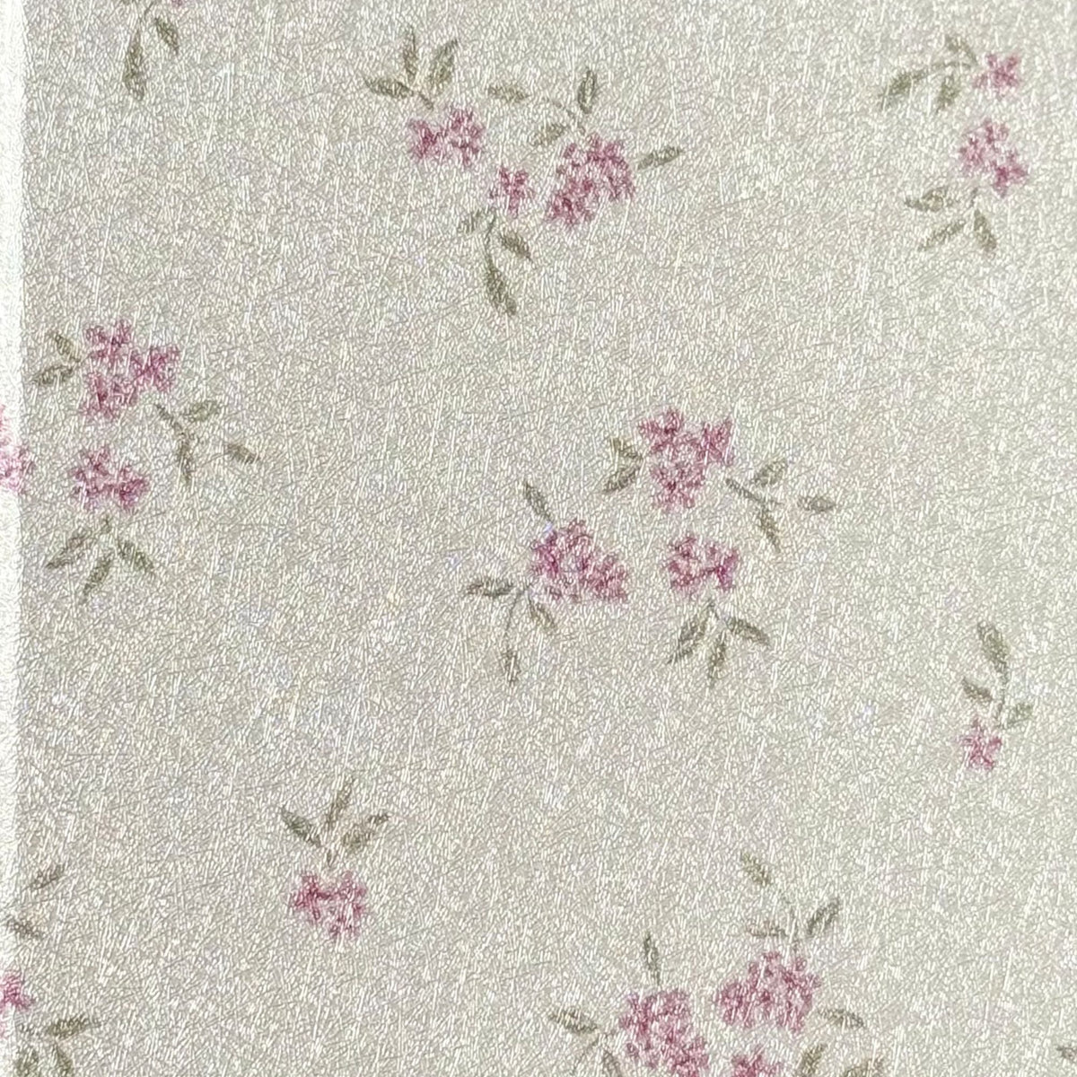 Close-up of the pink blossoms and sage leaves on the Blooming Kindle case, Australia