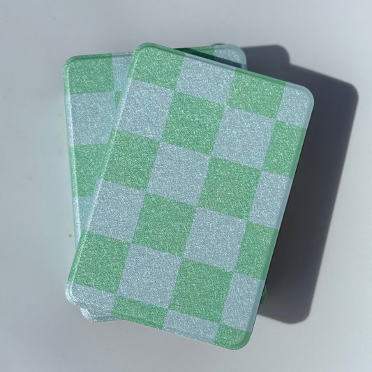 Checkered Kindle case with durable protection for Paperwhite