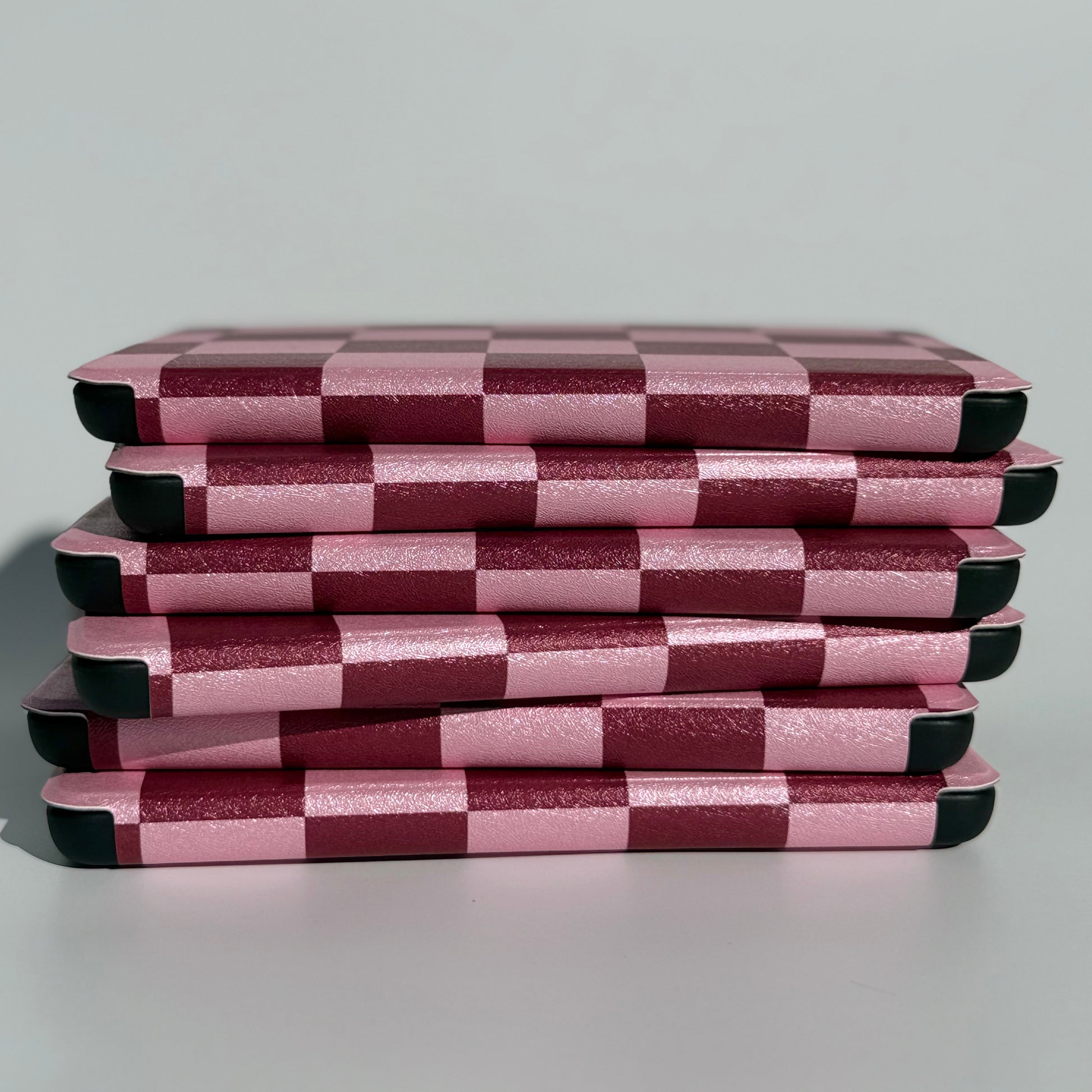 pink kobo clara case australia with check design