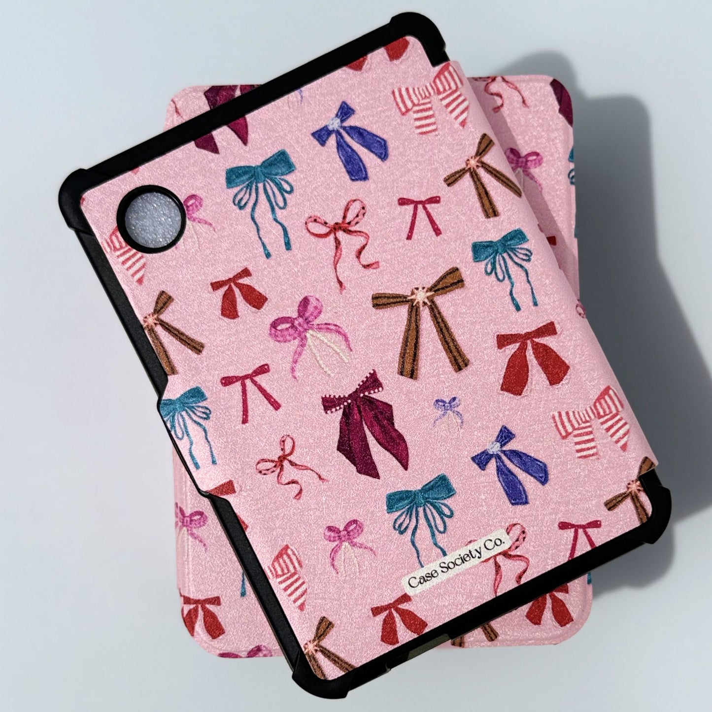 Pink aesthetic Kobo Clara ebook reader case lightweight protective cover