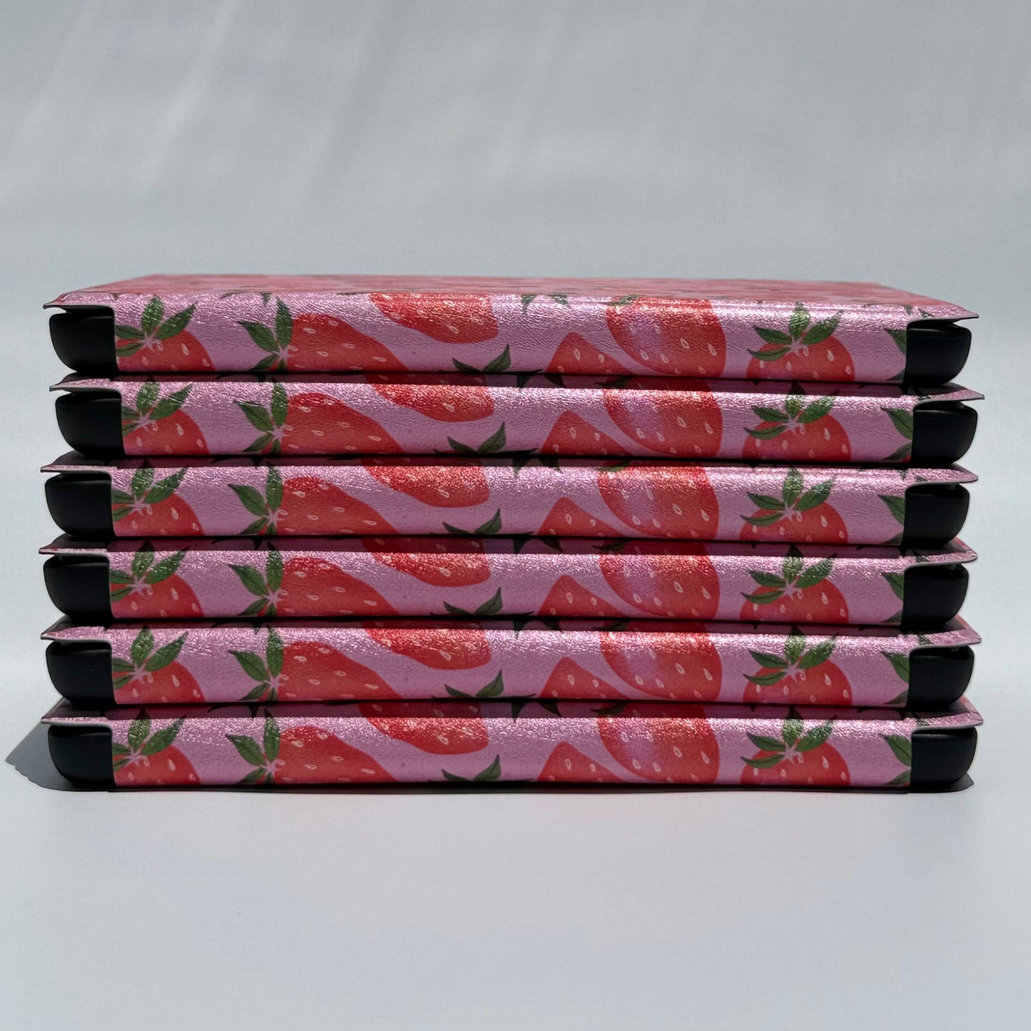 Shockproof Kindle Case with strawberry pattern and magnetic feature for reading
