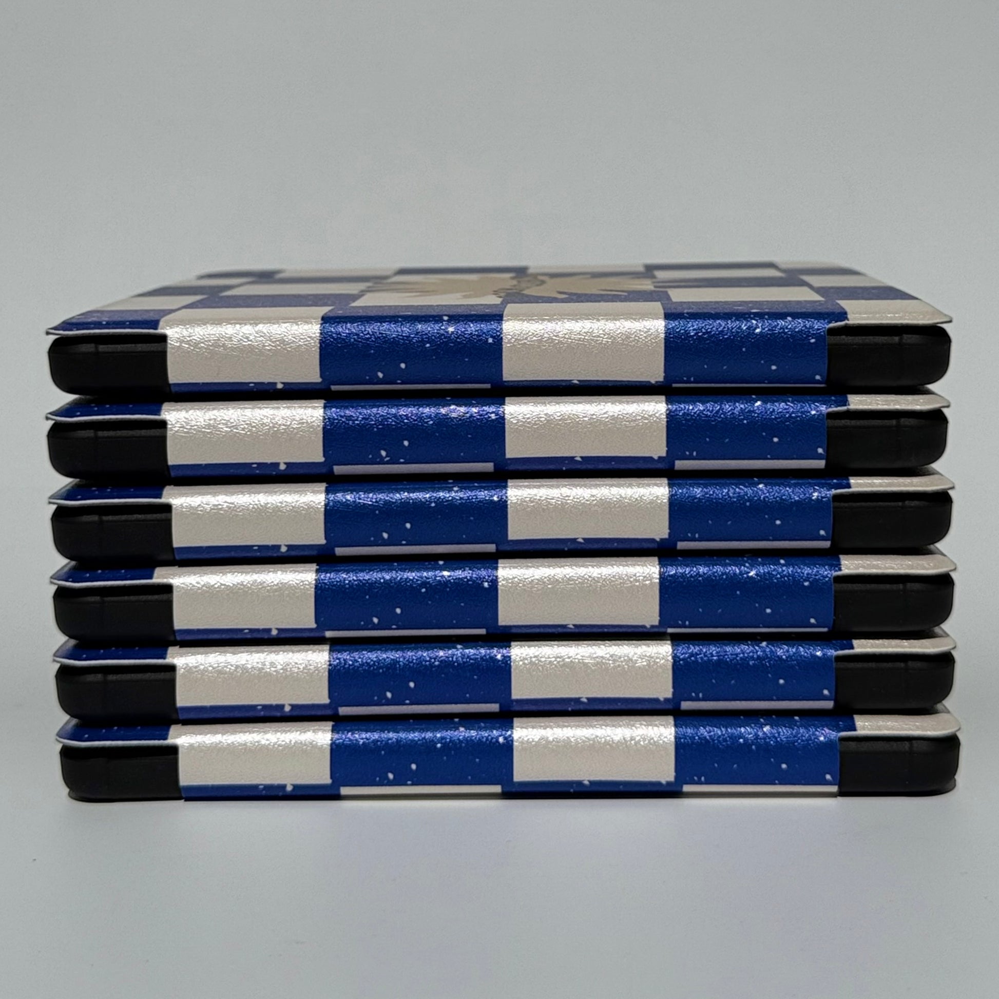 Blue Checkered Kobo Case for Libra with Book Club Slogan