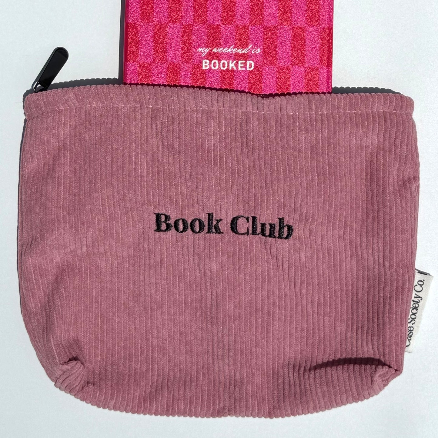 Book club pink pouch
