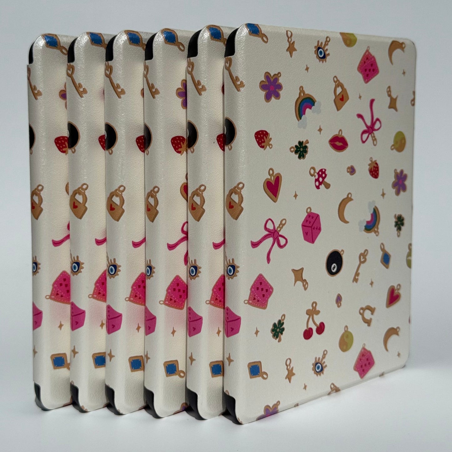 6 kindle cases with pink bows