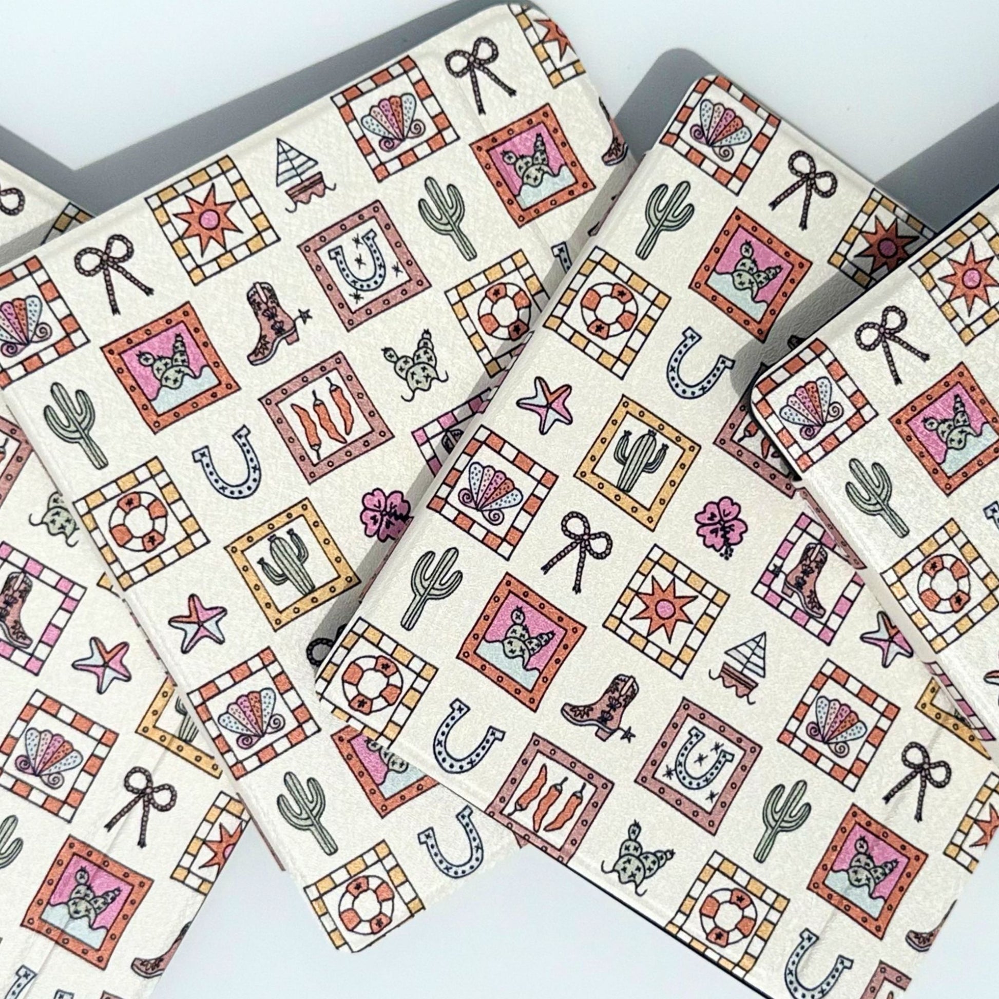 Coastal cowgirl Kobo Libra protective case slim folio ebook reader cover