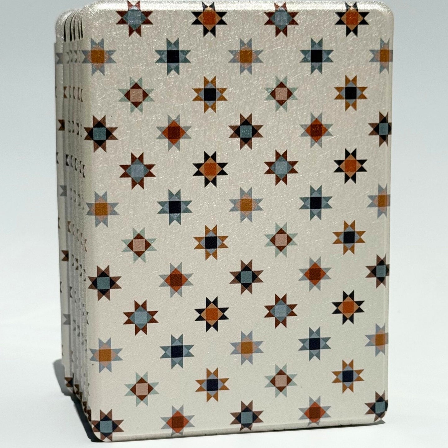 Everloom vintage quilt-star Kindle case, front detail