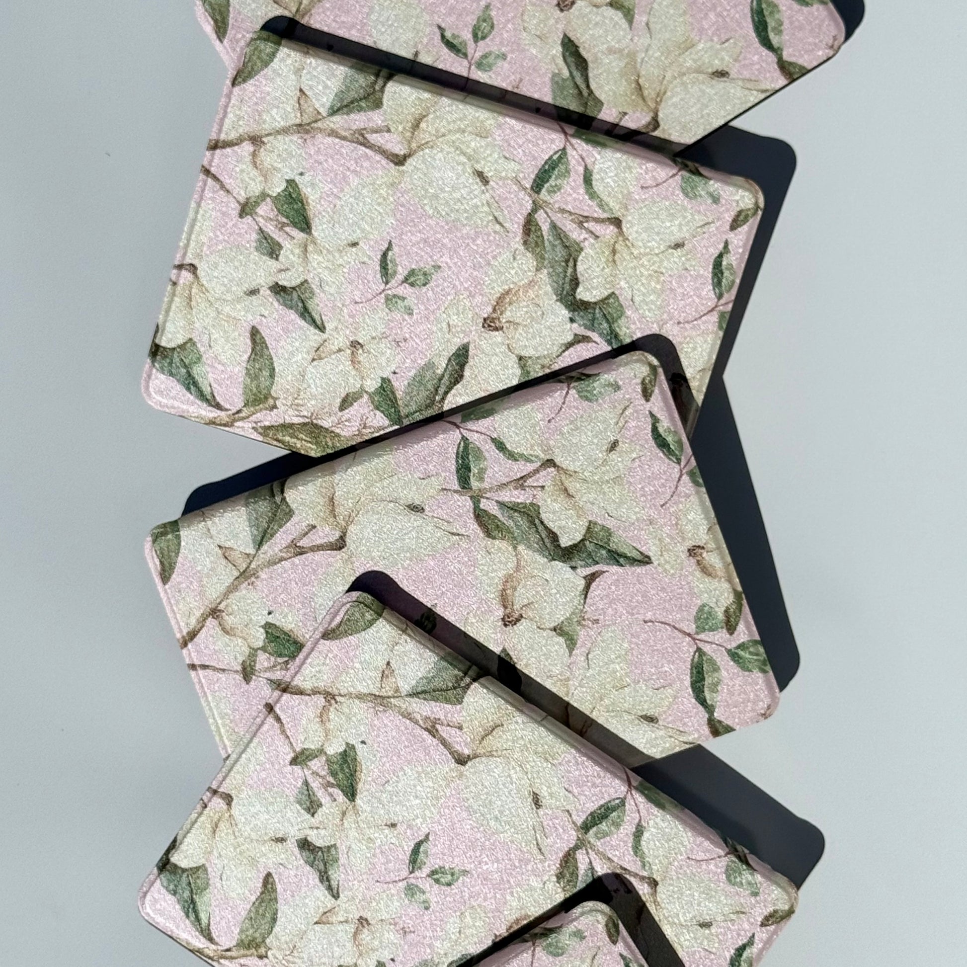 floral pink kindle case with handstrap