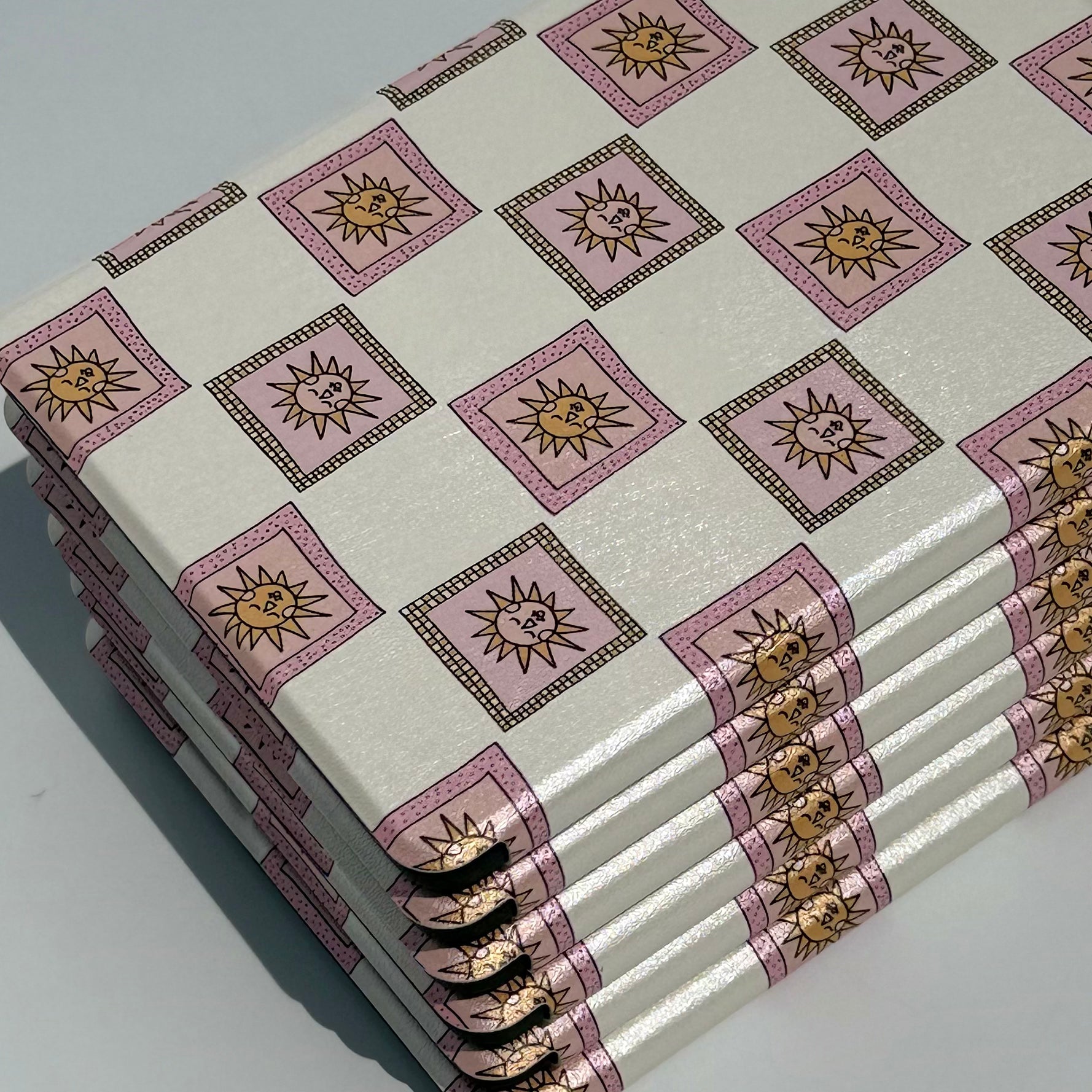 Golden Hour Kindle Case pink sun print with handstrap in Australia