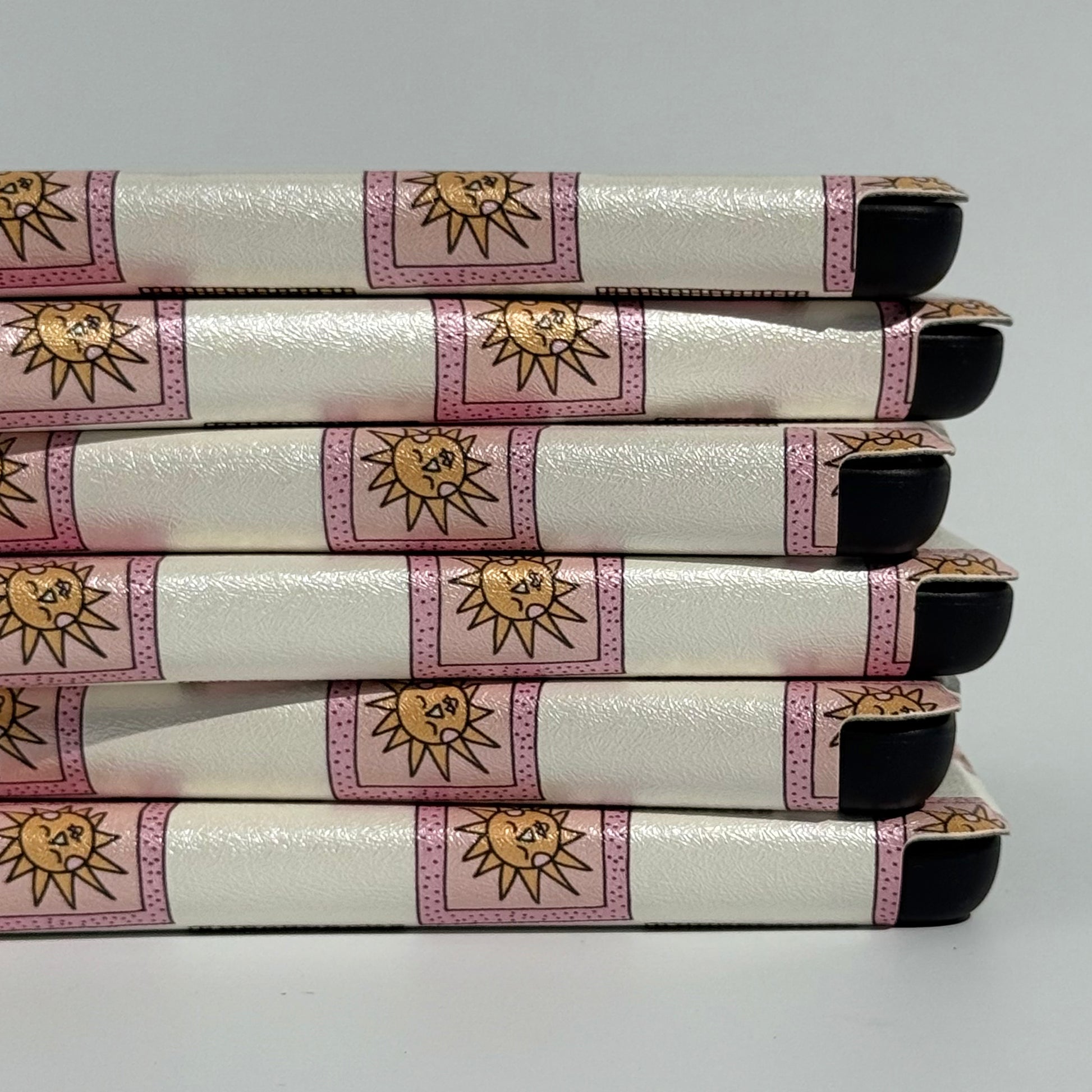 Golden Hour Kindle Case with cute pink pattern