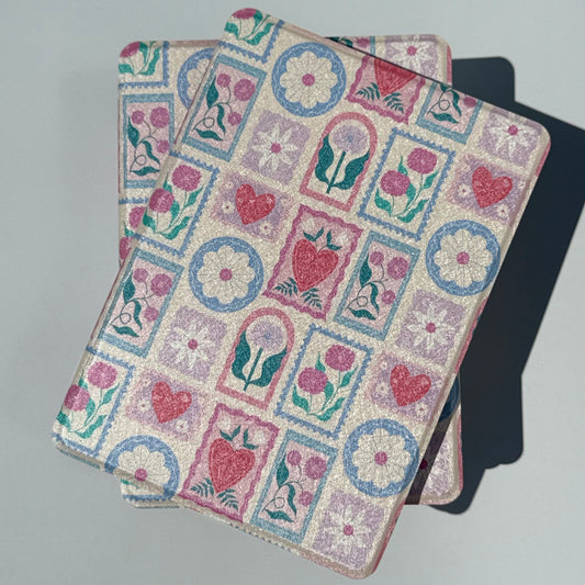 floral kindle case with strong back magnets