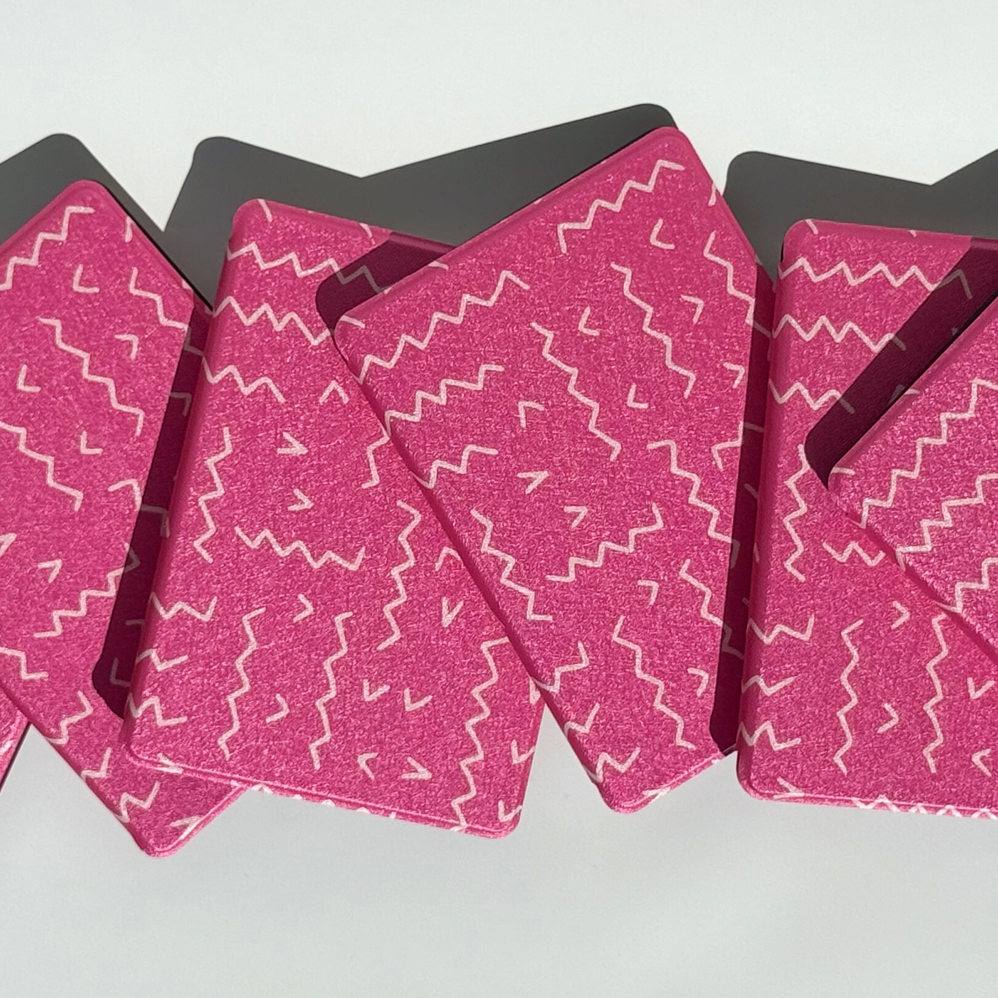 Pink kindle case for paperwhite with magnet and hand strap