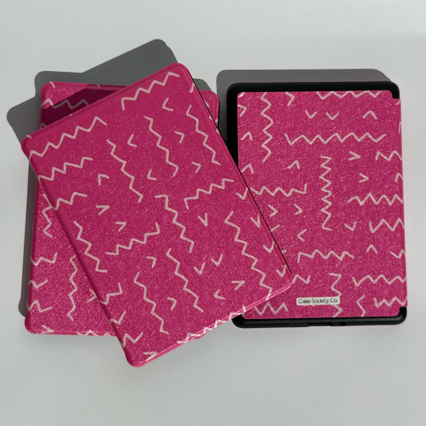 Pink kindle case for 11th gen with shockproof design