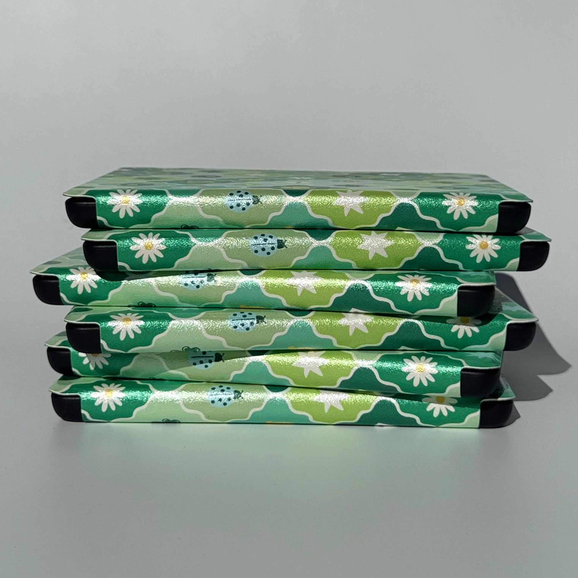 summer patterned kindle cases with green and floral design