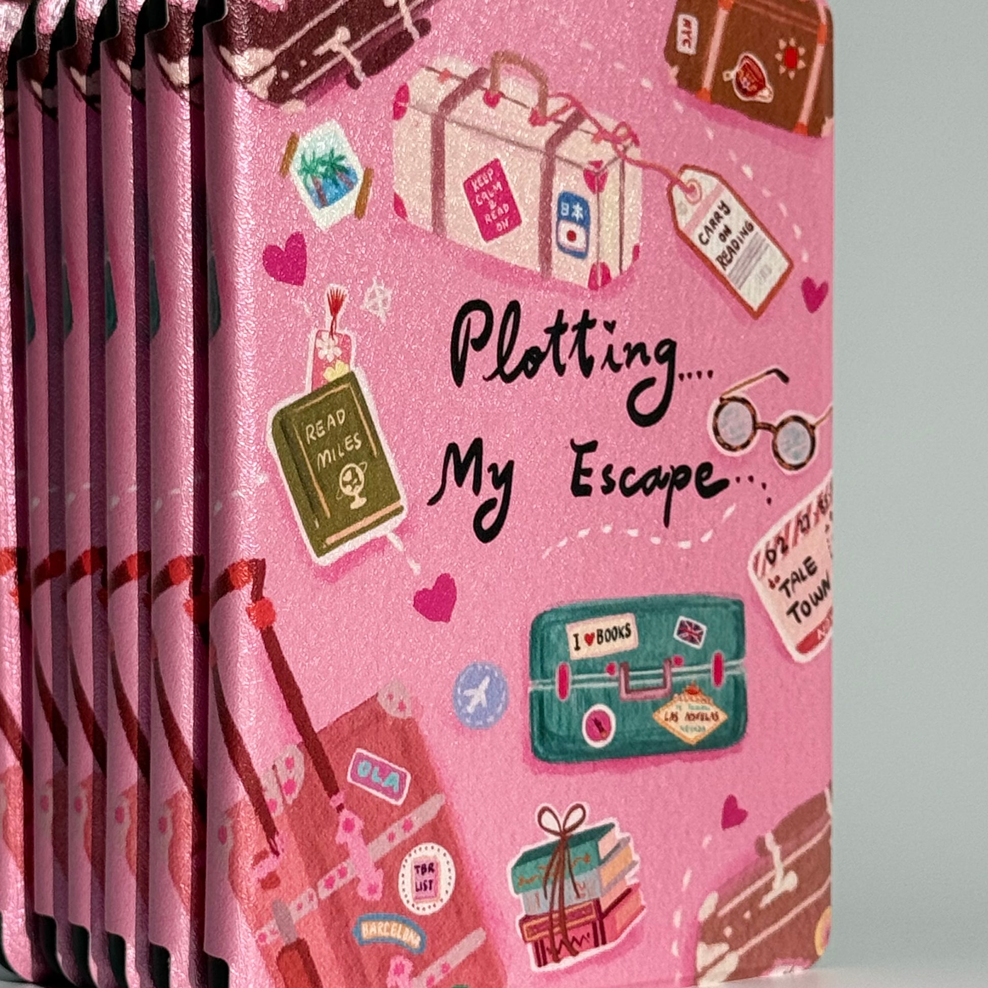 Cute pink travel kindle case for paperwhite
