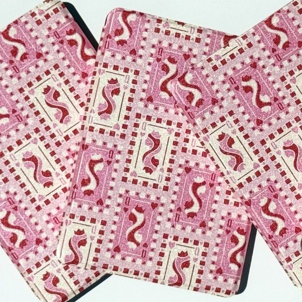 pink kindle case queen of hearts design aesthetic