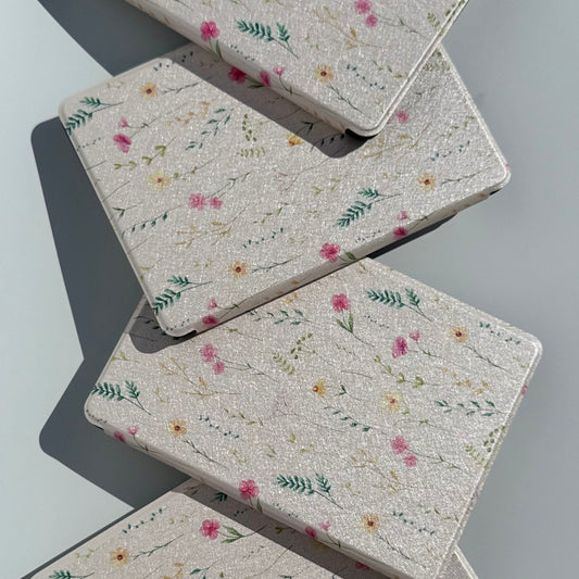 floral kindle case with pink flower