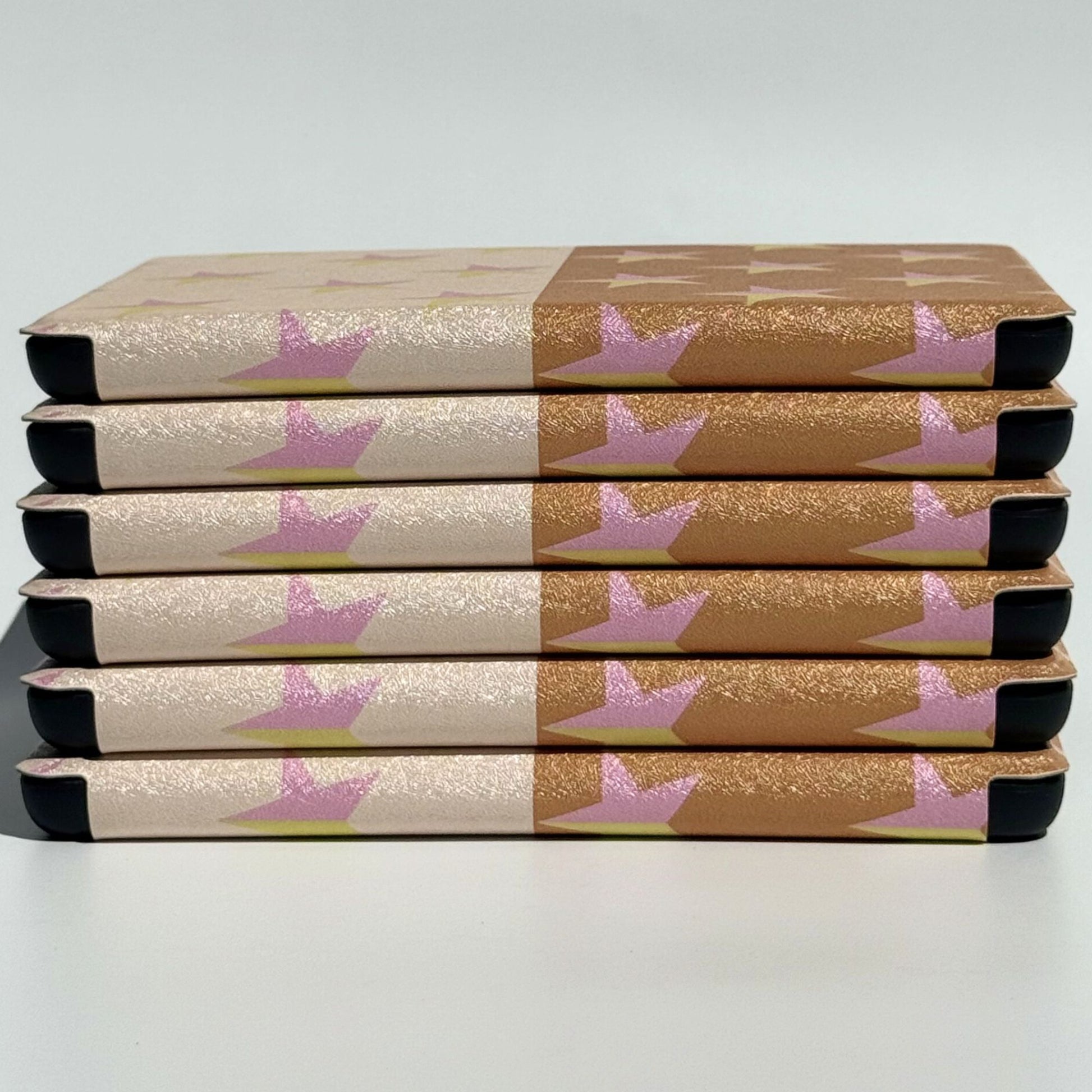 Desert Star Kindle case with pink star pattern on neutral background