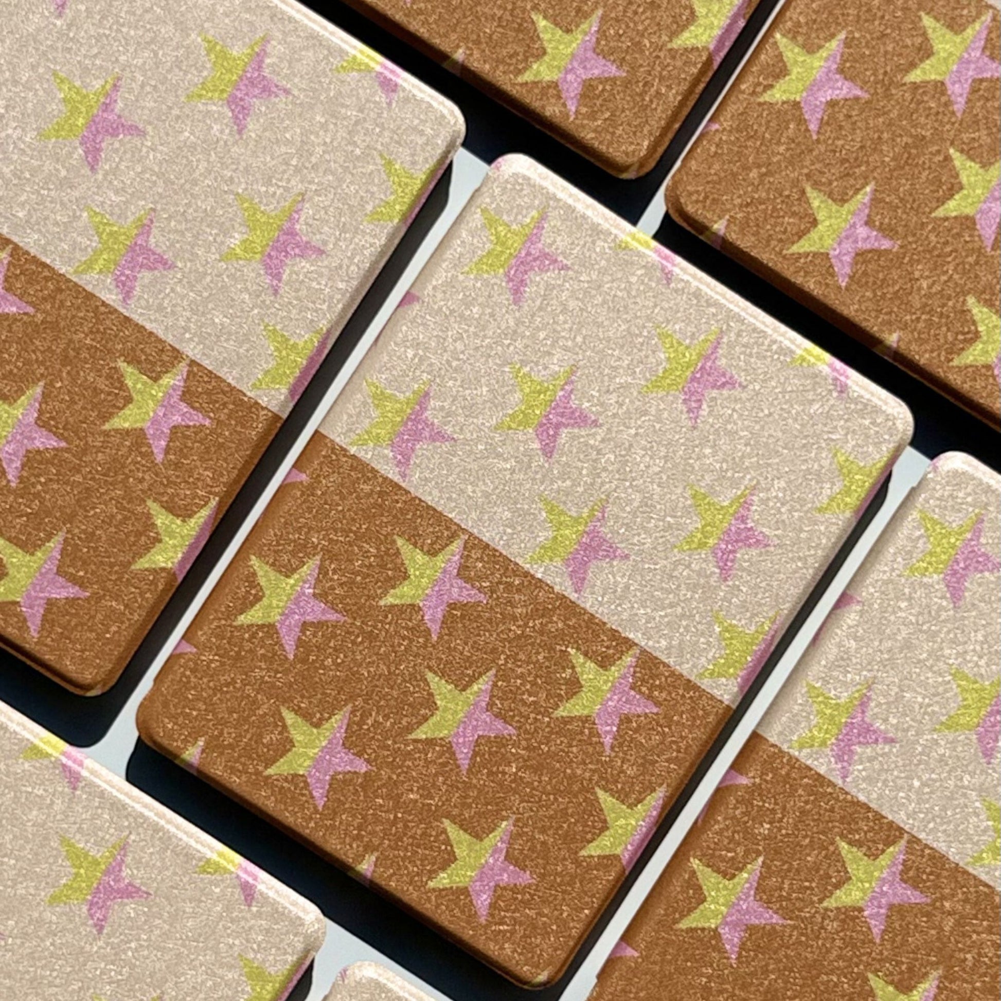 Star Dream Kindle case with pastel star print design