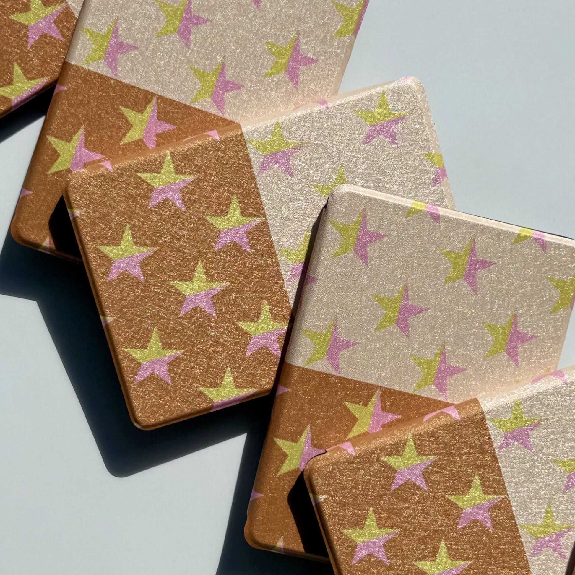 Star print Kindle case aesthetic reading accessory for readers