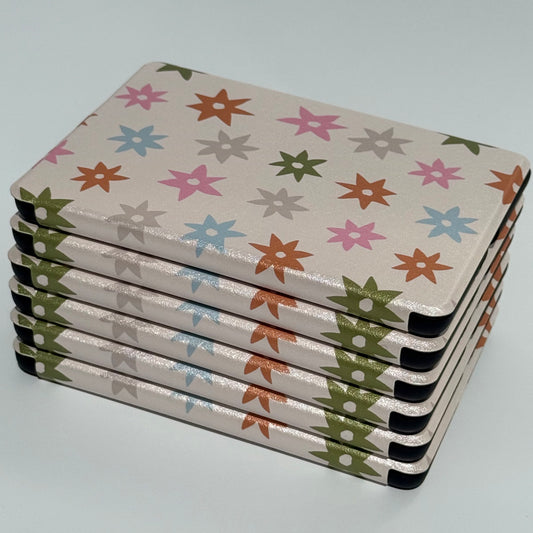Starlit bloom kindle cases stacked 