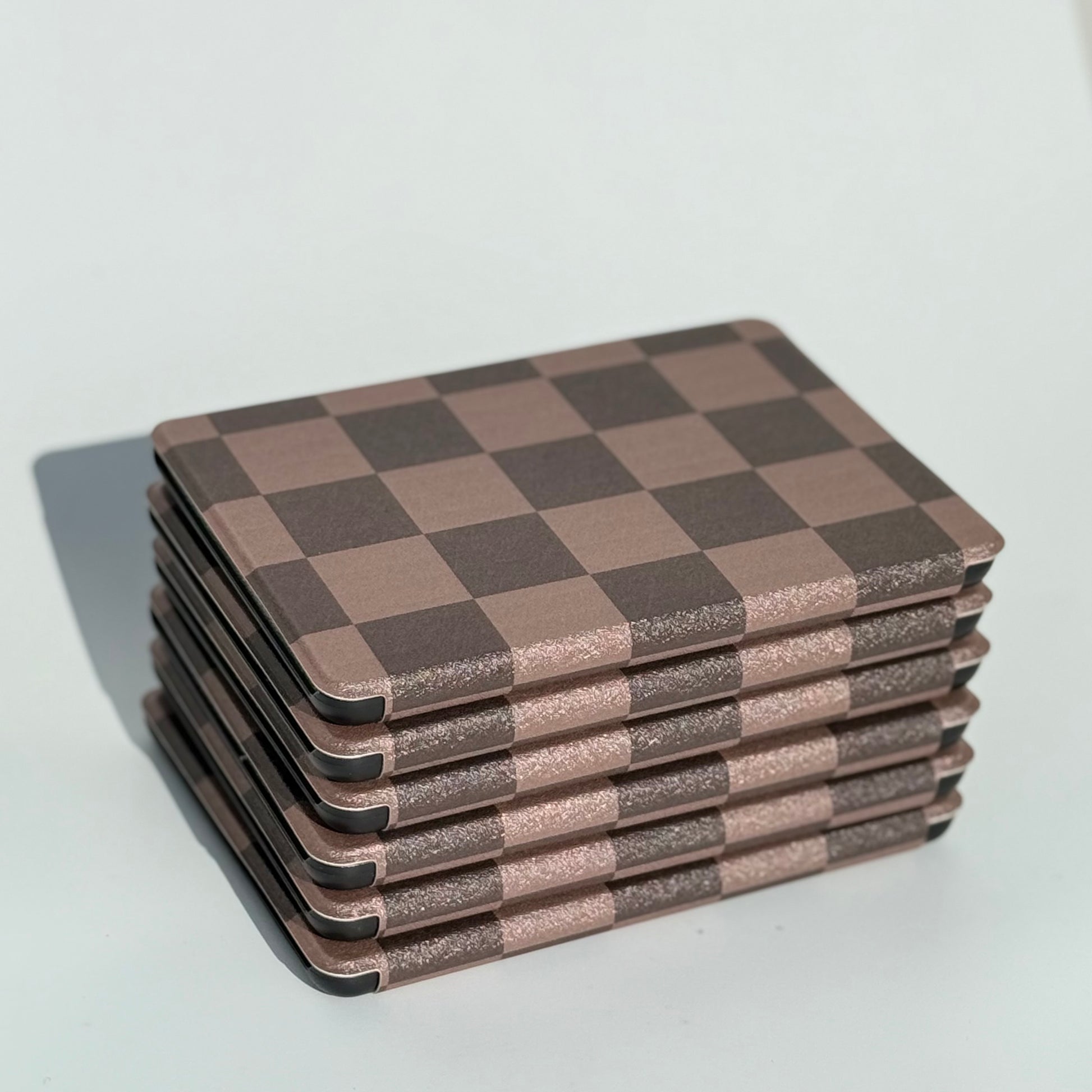 Kindle paperwhite brown checkered case with shockproof