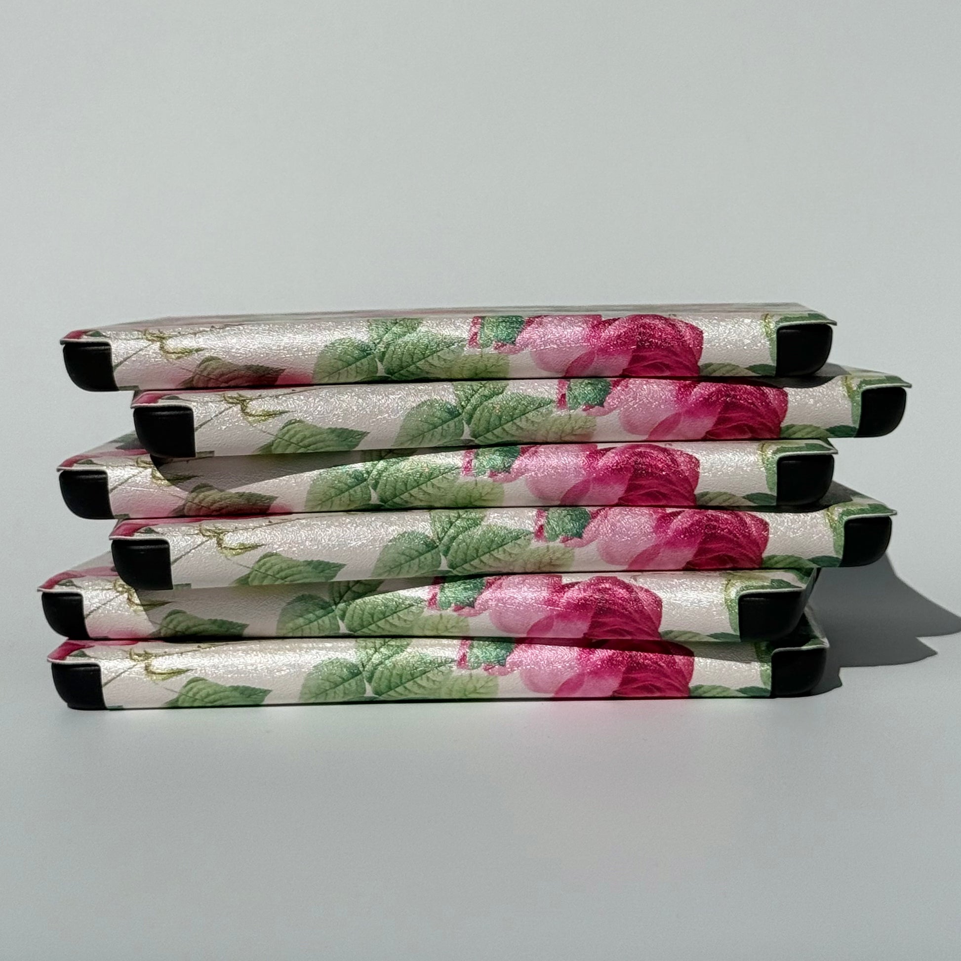 pink stylish kindle cover with floral print for colorsoft