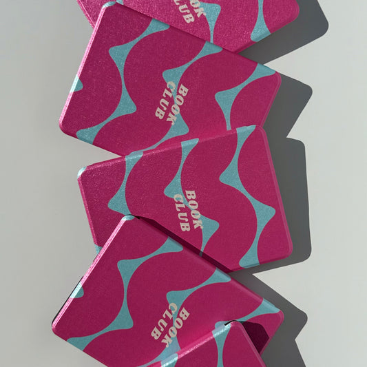 TIDAL CRUSH KINDLE CASE pink and blue pattern