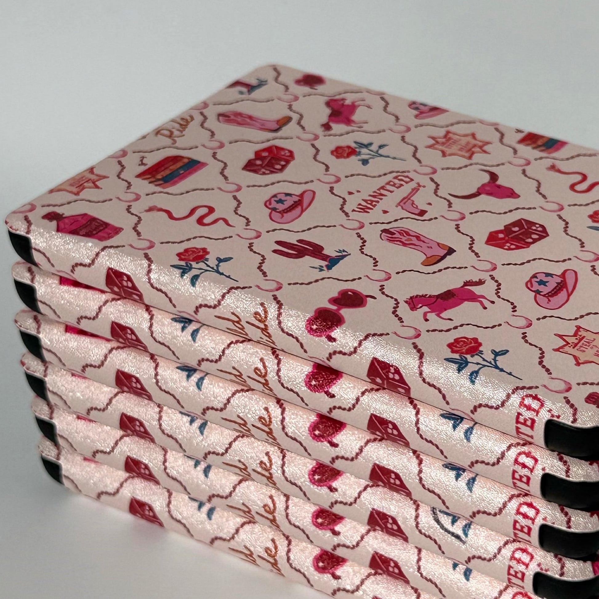 Side view of the Wild Ride western Kindle case
