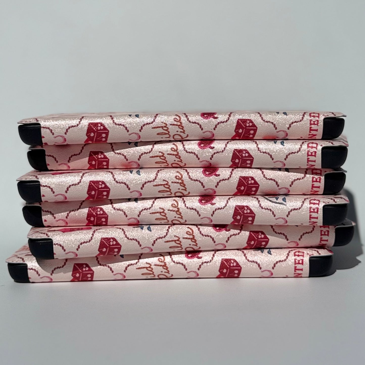 cream kindle case with handstrap stacked