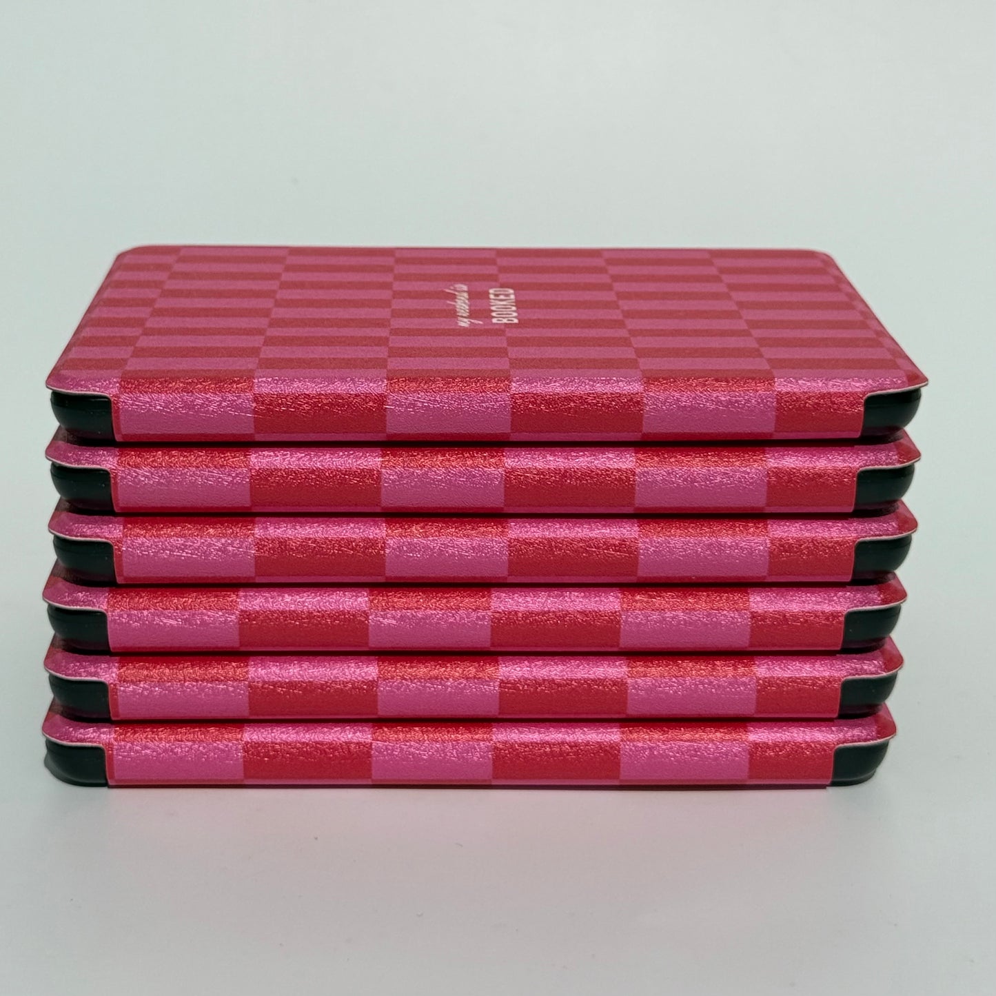 Pink checkered kindle covers with vintage durable case