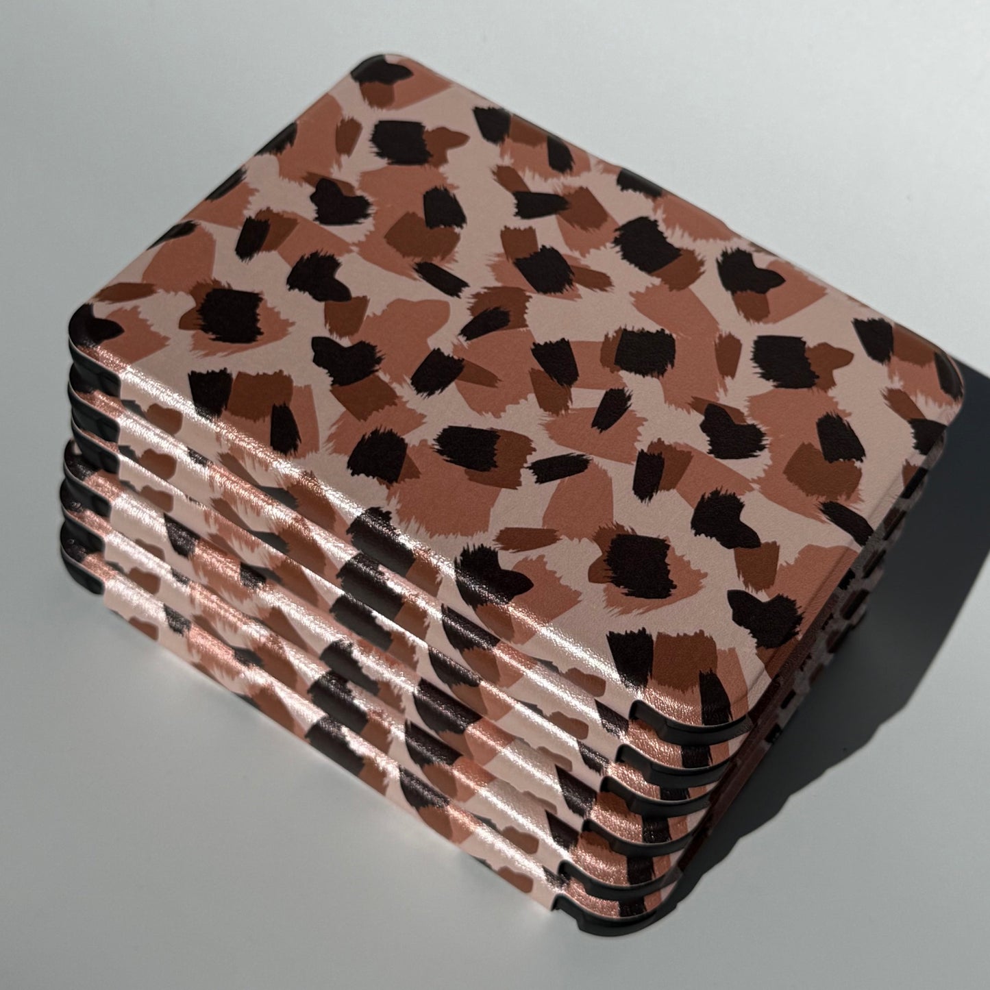 Wild Words leopard Kobo Clara case with hand strap and magnets