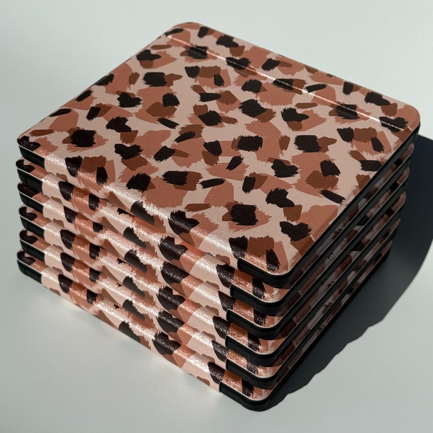 Durable Wild Words leopard Kobo Libra case with auto sleep and wake